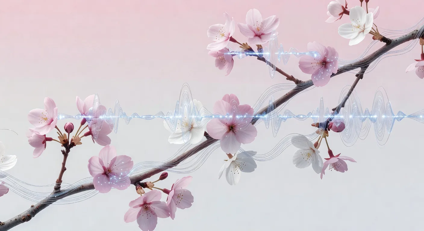 桜とネットワーク統合のイメージ